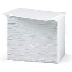 PACK 100 TARJETAS PLÁSTICAS BLANCAS FIDELIZACIÓN