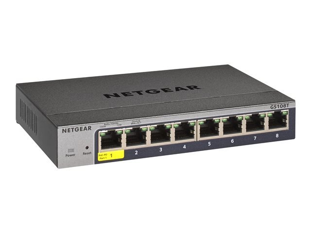 SWITCH NETGEAR SMART 8 PORT 10/100/1000 SOBREMESA