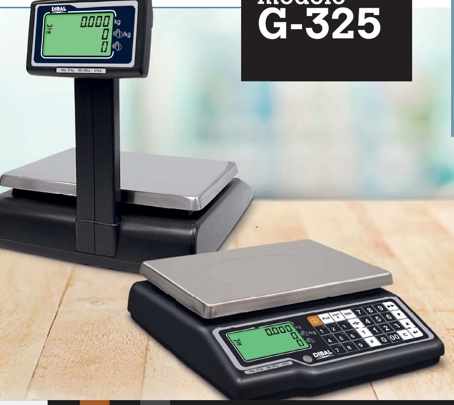 DIBAL BALANZA PESO-PRECIO-IMPORTE G-325